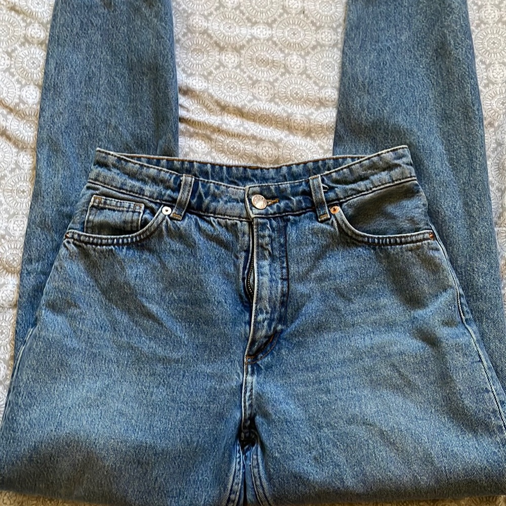 Small / Blue / Vintage / Monki Kimomo jeans